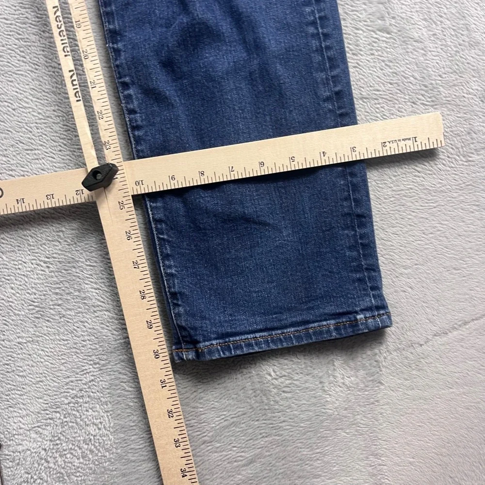 Revtown Automatic Mens Jeans 34x30 Blue Dark Wash Stretch Denim Straight Leg